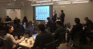 Insight’s Steve McPhilliamy addresses MATTER start-up residents